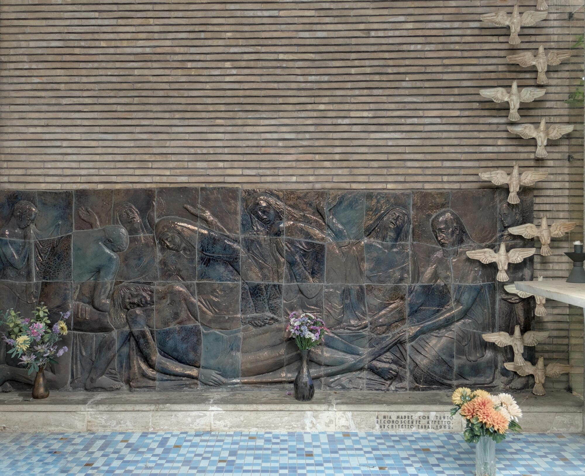 Giovanni Zabai, cappella funeraria della famiglia Zabai, 1962, Cimitero Maggiore, via del Cimitero 10, Padova