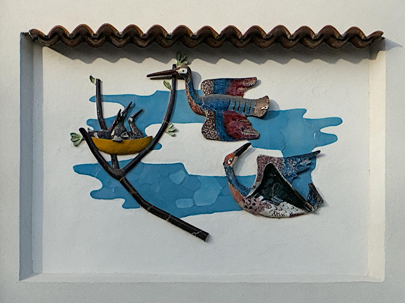 Autore non identificato, decorazione ceramica, via Pighin 10, Padova