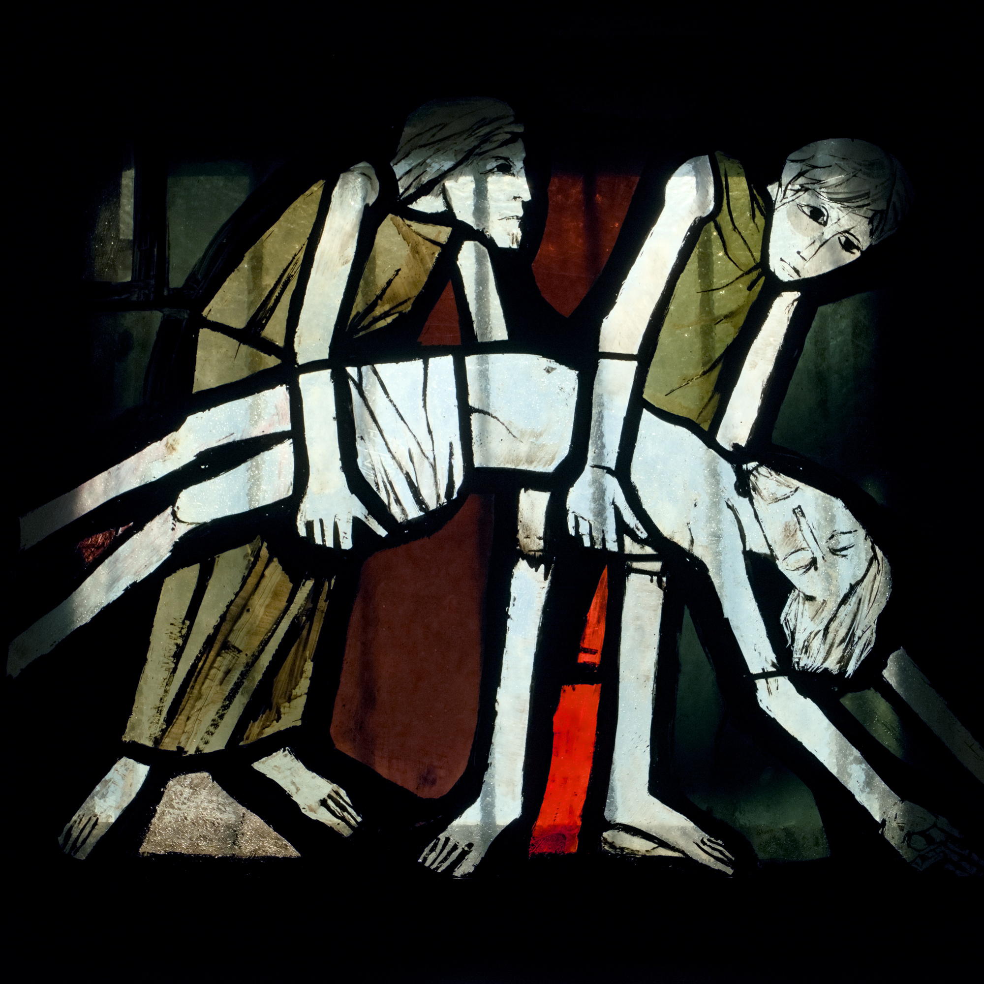 Giorgio Scalco, stazione della Via Crucis, 1965, chiesa dello Spirito Santo (Berlese, Checchi, Cristofoli, Gusso, Negri, Tombola, Vallot, Zabai, 1960-61), via Alessandro Prosdocimi 3, Padova