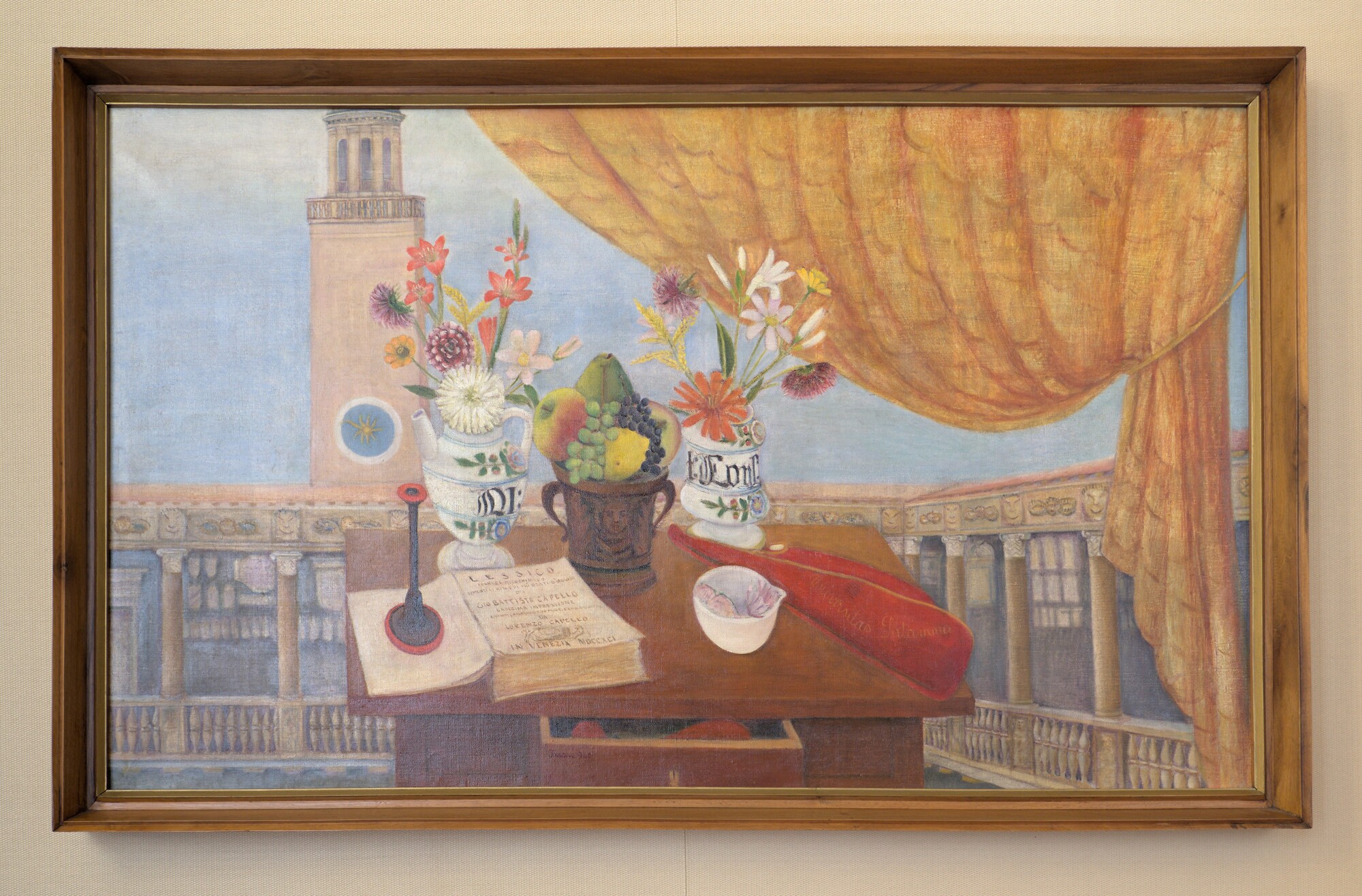 Antonio Fasan, *Facoltà di Farmacia*, olio su tela, 1940, *Sala da pranzo*, palazzo Bo, via VIII Febbraio 2, Padova