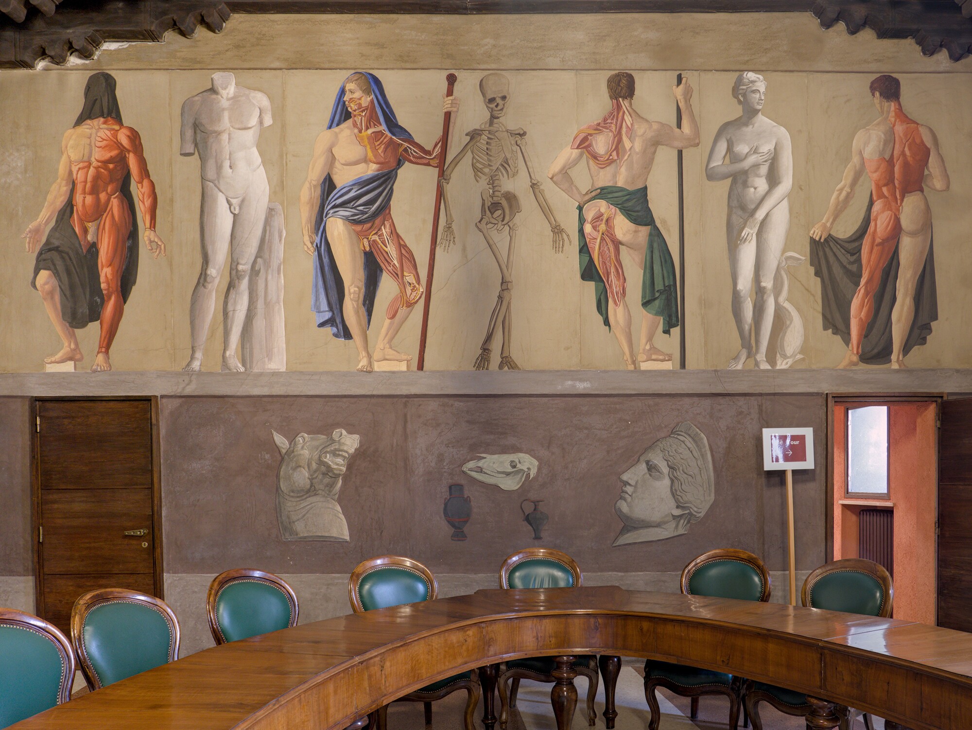 Achille Funi, affresco, *Sala di lauree della Facoltà di Medicina*, 1942, palazzo Bo, via VIII Febbraio 2, Padova